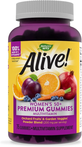 Alive! Multivitamínico Mujer +50 Años - Gomas 75un.