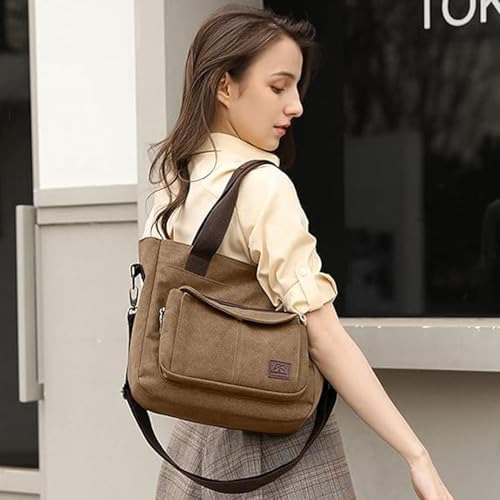 Karresly Bolso De Hombro Informal Para Mujer, Bolso De Lona
