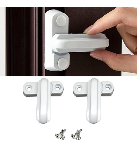 2x Limitadores De Ventana Cerraduras De Guillotina De