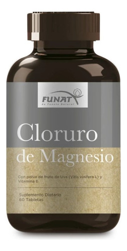 Cloruro Magnesio 60 Tabletas Funat - Unidad a $783