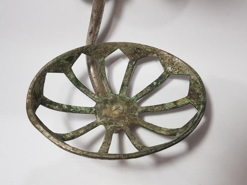 Imagen 7 de 10 de Antigua Jabonera Y Portavaso Bronce Niq Circa 1920 Mag 56398