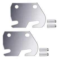Comprar 2 Placas De Gancho #10, Placas De Gancho Universales Para Ri