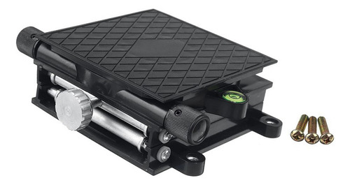 Mesa De Soporte Lab Lift De Aluminio Negro Con Nivelación Au