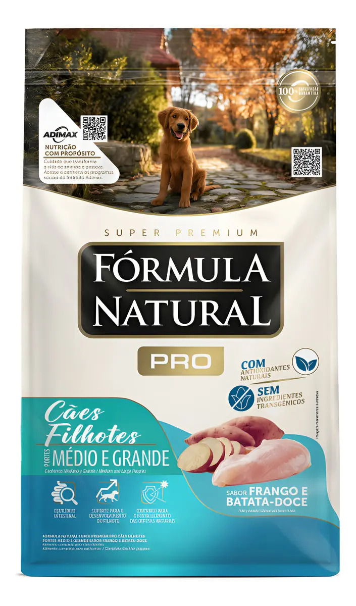 Ração Formula Natural Pro Filhote Raça Média E Grande 15kg