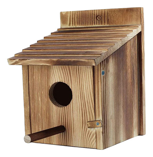 Casa Para Pájaros, Caja De Madera Para Pájaros, Nido De