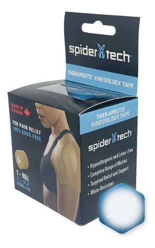 Cinta Kinesiológica Sport Tape Spidertech Taping / Pack X3
