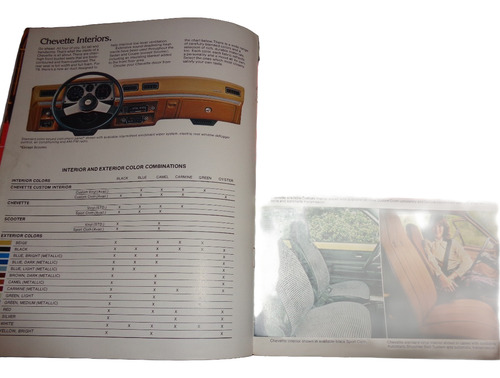 Chevrolet Chevette 1979 Catalogo De Venta Original (Usado)
