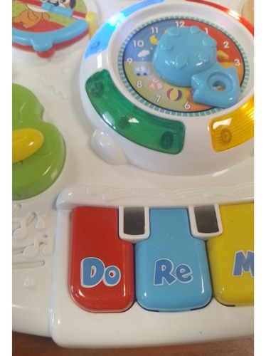 Mesa Didactica Musical Jirafa Zippy Toys Blanco/azul