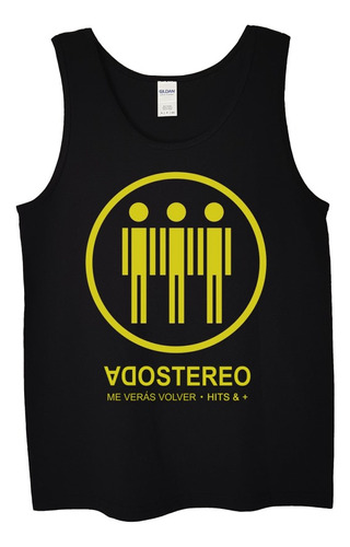 Polera Musculosa Soda Stereo Me Veras Volver Pop Abominatron