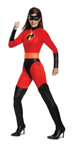 Disfraz Talla Medium(8 10) Para Mujer De Elastigirl De Los