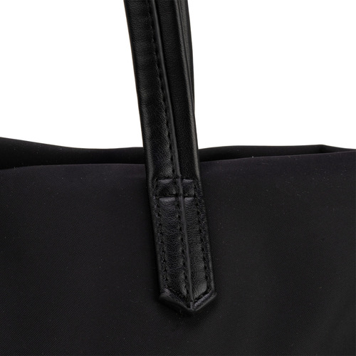Bolsa Tote Cloe Crejal Mediano Negro Mediano