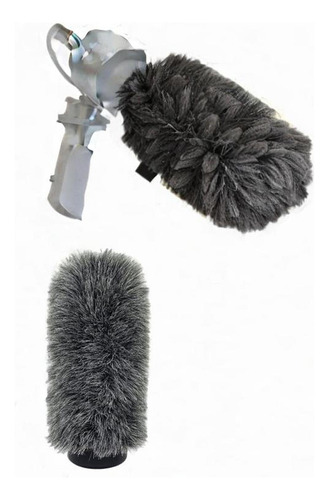 Câmera Mic Deadcat Mic Mic Windjammer Soft Fácil 18cm