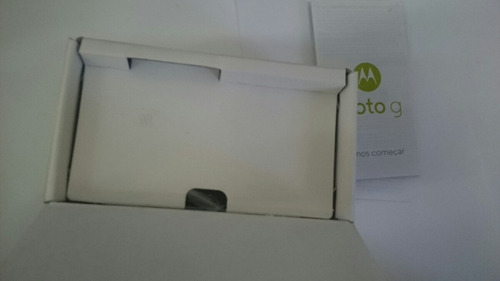 Caixa Com Manuais Original Moto G1 4g Xt1040