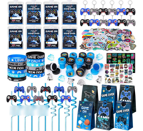Regalos De Fiesta Videojuegos 136 Piezas Suministros Cumplea