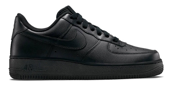 zapatillas nike air force negras mujer