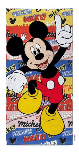 Toallon Playero Microfibra Mickey Mouse Disney Piñata