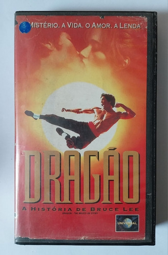 Fita Vhs Dragão A História De Bruce Lee