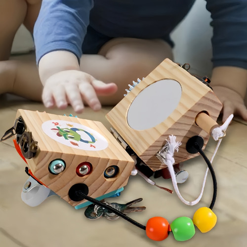 Brinquedos Sensoriais Montessori 14 Em 1 Para Crianças