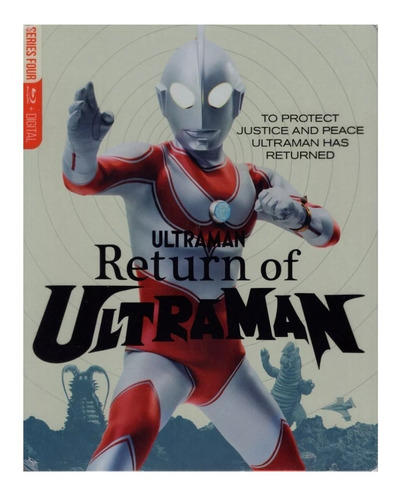 Regreso De Ultraman Steelbook Serie Completa Blu-ray + Dig