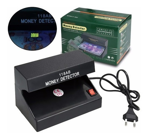Imagen 6 de 8 de Detector De Billetes Falsos 220v Ultravioleta Calidad Ax ®