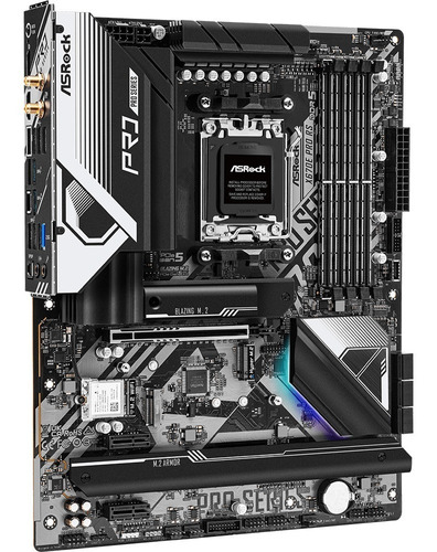 Motherboard Am5 Amd X670e Pro Rs R7 Ddr5 Wifi Pcie Gen5 Bk