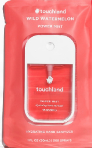 Mist Touchland de 30 Ml. Fragrância Melancia Selvagem