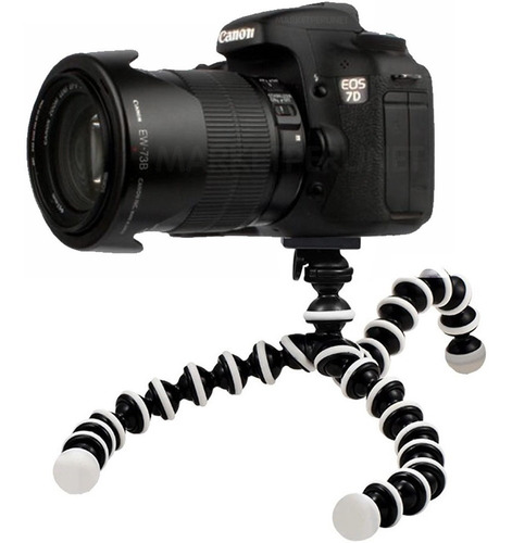 Imagen 2 de 8 de Trípode Gorillapod 25cm Cámara Celular Y Gopro + Adaptador