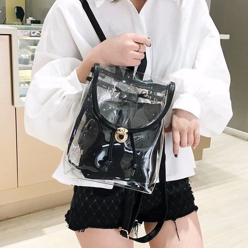 Small Black - Nuevo Verano 2024 De Pvc Transparente Para Muj