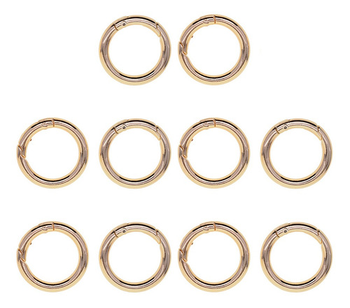 Anillo De Resorte De Fabricación De Joyas Dorado