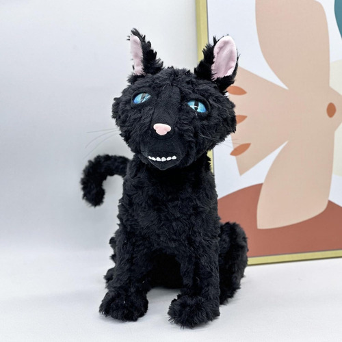 Coraline Cat Peluche Gato Negro Coraline Peluche Muñeca 30cm
