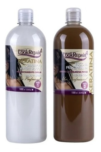 Lookrepair® Keratina Alisado(2 Pasos) 1000ml