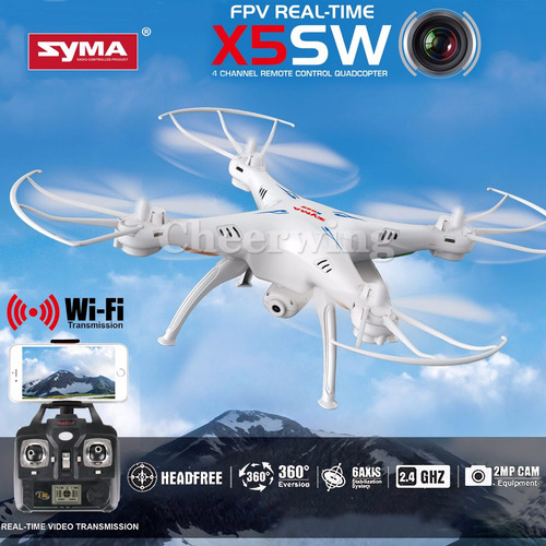 Syma X5sw Drone Wifi Fpv 2.4ghz 4ch Rc Hd 18 % Descuento