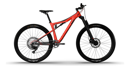 Bicicleta Benelli - M22 3.0 Pro Carb 29 Fs Color Rojo Gris Oscuro Tamaño Del Cuadro M
