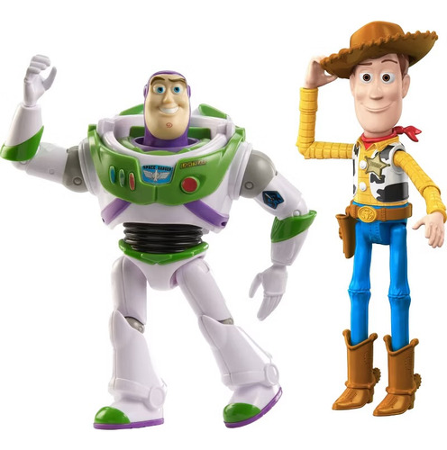 Buzz Y Woody De Pixar Toy Story 18cm Pizza Planet Adventure