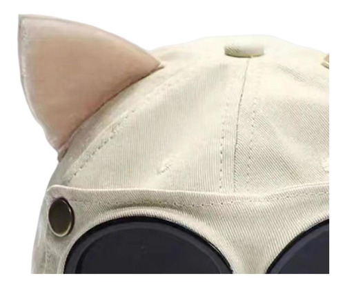 Exquisita Gorra De Béisbol Con Orejas En La Parte , Lentes
