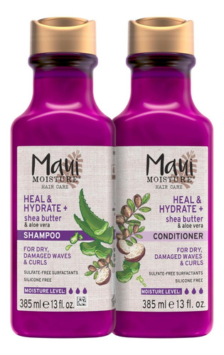 Maui Moisture Heal & Hydrate + Champú De Manteca De Karité +
