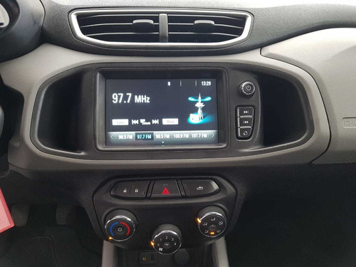 Gm Onix Lt Mylink 1.0 2018 Unico Dono Baixa Km Preto Novo!