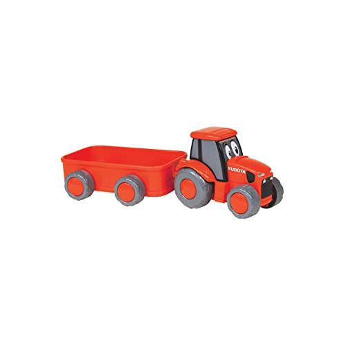 Tractor Y Carreta Para Niños Kubota