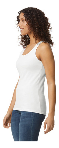 Playera Gildan 64200l Tipo Tank Top Softstyle Para Mujer