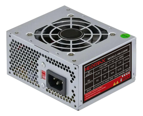 Fonte Mini Atx Hedmax 200w Real