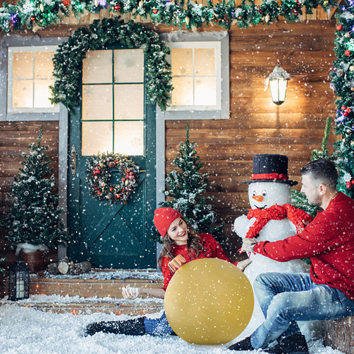 Adornos Navideños Inflables S, Bolsa De Navidad De Gran Tama