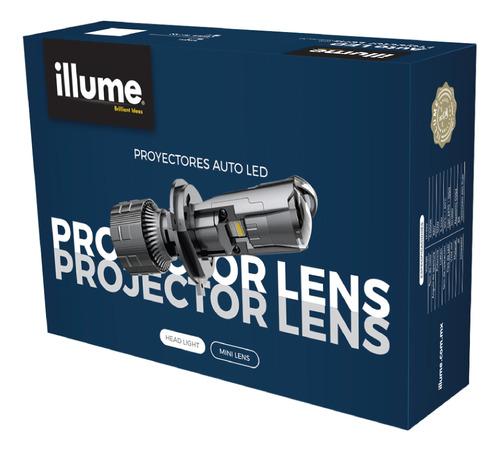 Focos Led H4 Lupa Mini Proyectores Pro Illume Alta/baja