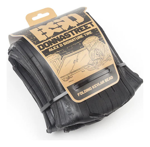 Cubierta Bmx Bsd Donnastreet Kevlar 2.40 Negro