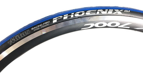 Pneu Speed 700x23 Mitas Phoenix Racing Pro Sem Arame Azul