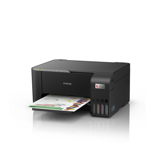 Impressora Multifuncional 3 Em 1 Ecotank L3250 Preta Epson Cor Preto Bivolt