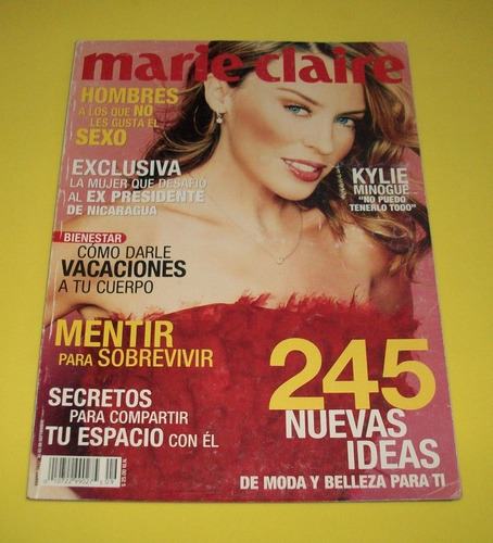 Kylie Minogue Revista Marie Claire Gisele Bundchen Lara Flyn