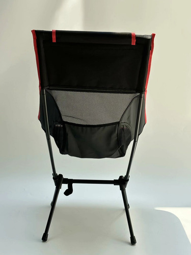 Silla De Playa Plegable Portátil Para Acampar Moon Chair Hgq Negro
