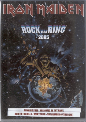 Iron Maiden Rock Am Ring 2005 Dvd Original Novo Lacrado Raro