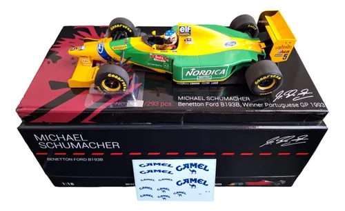 F1 Benetton B193b Gp Portugal M. Schumacher 1/18 Minichamps