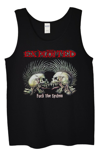 Polera Musculosa The Exploited Fuck The Sys Punk Abominatron